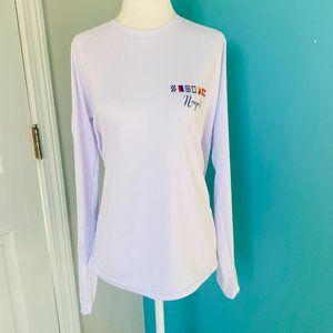 NEW w/o TAGS Vapor long sleeve rash guard with Newport, RI in signal flags